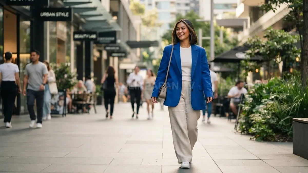 Tren fashion dan kecantikan 2026 menonjolkan ekspresi personal, warna berani, kulit sehat, serta rambut berkilau alami. (BTV/AI)