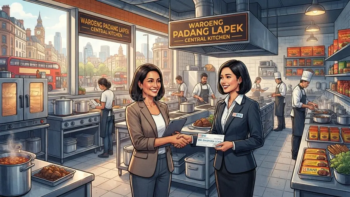 BNI mendukung ekspansi Waroeng Padang Lapek melalui pembiayaan central kitchen dan peningkatan kapasitas produksi usaha kuliner Indonesia [BTV:AI]