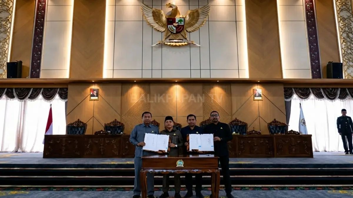 Rapat paripurna perdana DPRD Balikpapan berlangsung di gedung baru berkonsep auditorium modern, menggantikan kantor lama. (DOK. ANGGI PRADITHA/KP)