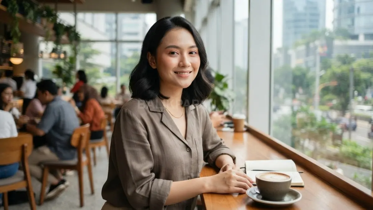Soft eye makeup bernuansa netral bikin mata lebih segar, natural, rapi, dan cocok untuk berbagai aktivitas sehari-hari (BTV/AI).
