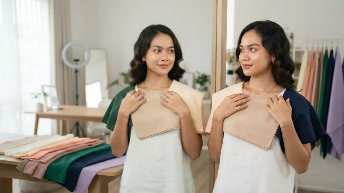 Analisis personal color membantu menentukan warna busana yang paling cocok sesuai undertone kulit Anda. (BTV/Ai)