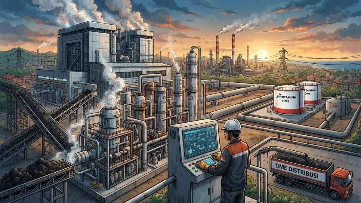 IESR Soroti DME Batu Bara, Hilirisasi Energi Berisiko Memperpanjang Ketergantungan Bahan Bakar Fosil [BTV:AI]