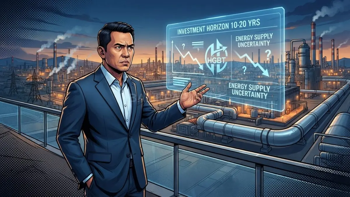 Kepastian pasokan HGBT menjadi pertimbangan penting investor dalam menentukan ekspansi industri jangka panjang [BTV:AI]