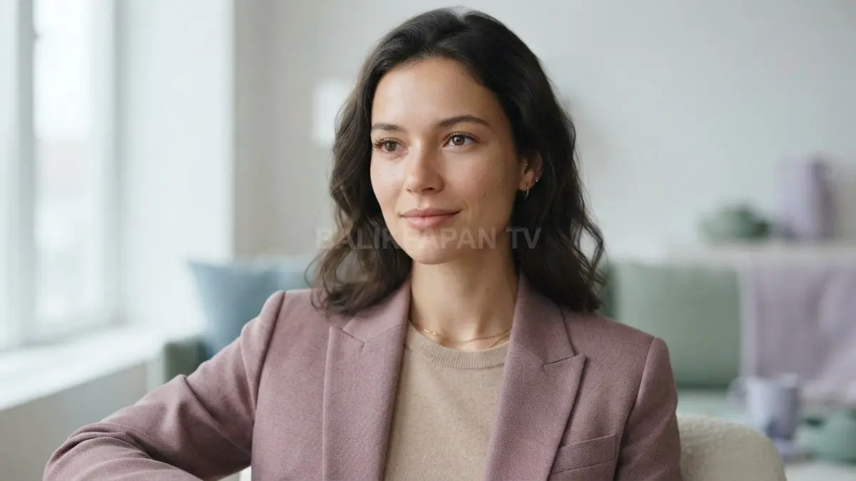 Potret beauty editorial tampil anggun memesona dalam balutan nuansa warna alami nan elegan. (BTV/Ai)