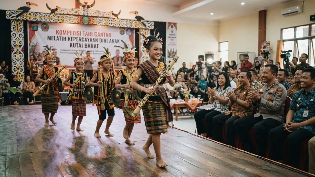 Kompetisi tari membantu anak berani tampil, bekerja sama, mengasah karakter, dan mencintai identitas daerah sejak dini (BTV/AI).

