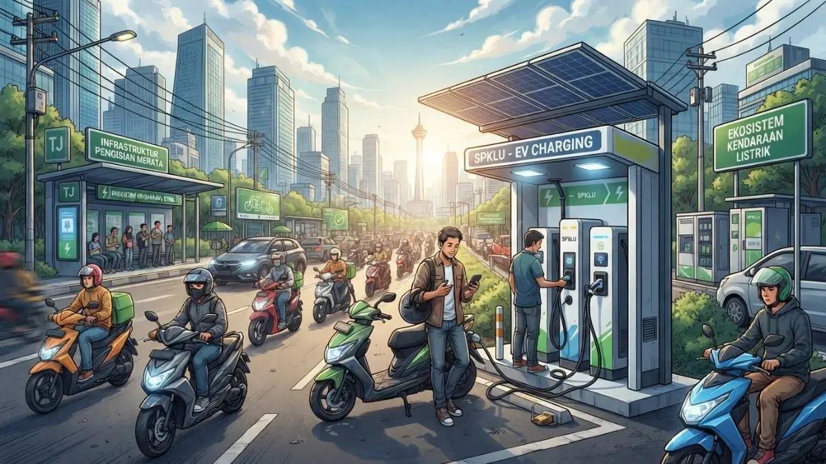 Infrastruktur pengisian merata, layanan purnajual, dan pembiayaan menentukan keberhasilan ekosistem kendaraan listrik nasional. [BTV:AI]