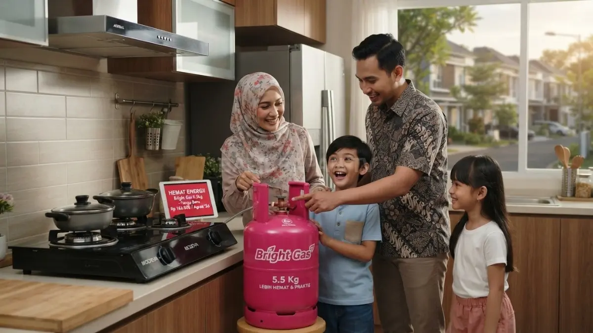 Promo Kemerdekaan, Aktivitas memasak menggunakan Bright Gas di rumah tangga makin hemat