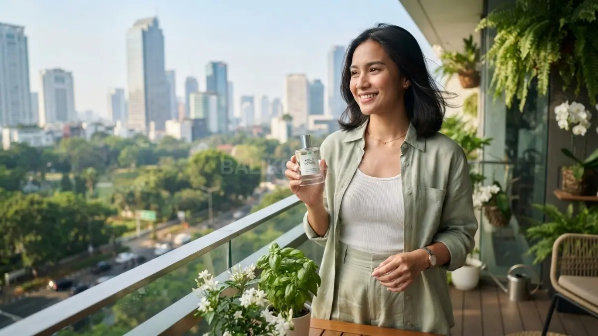 Aroma green dan aquatic memberi kesan bersih, segar, ringan, cocok untuk aktivitas harian tanpa terasa menyengat. (BTV/AI)
