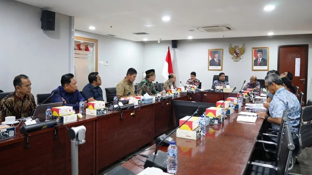 Bupati PPU beserta jajarannya melakukan audiensi dengan pemerintah pusat