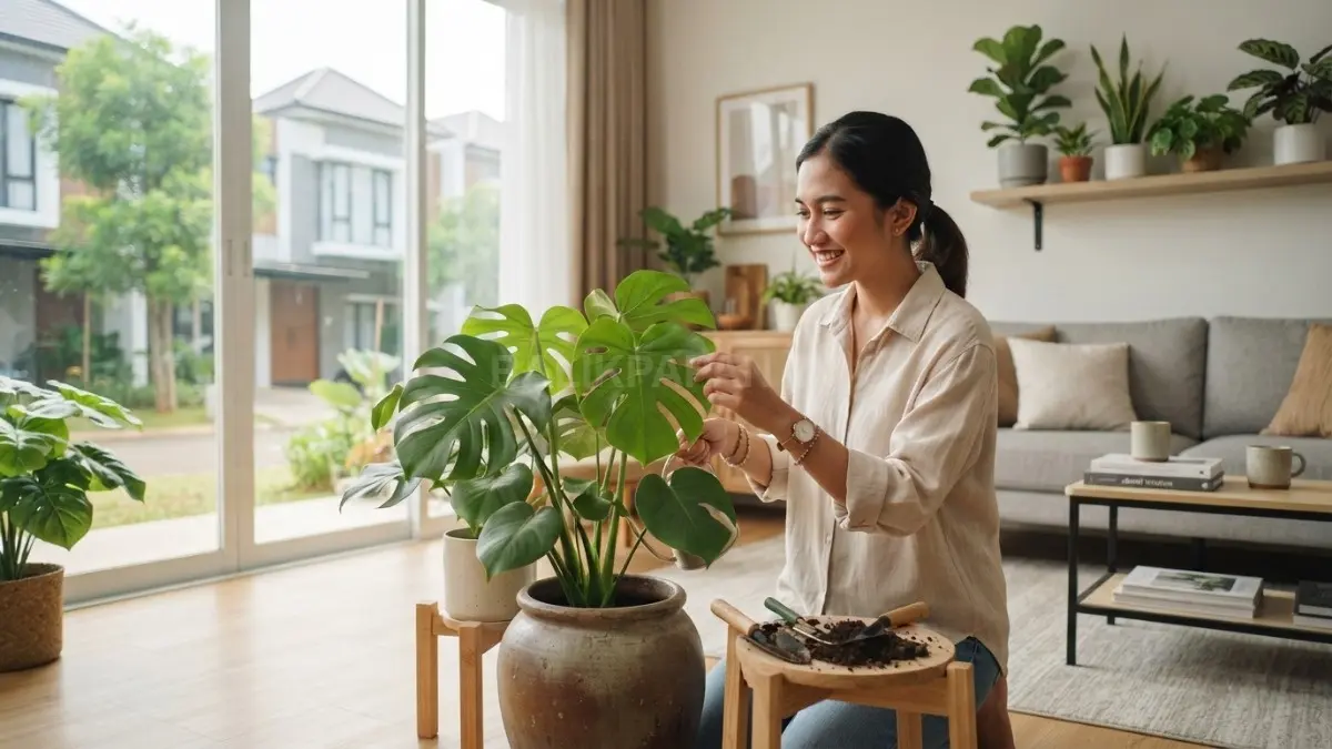 Lima tanaman hias pilihan untuk mempercantik rumah minimalis, lengkap dengan tips penempatan dan perawatan praktis (BTV/AI)
