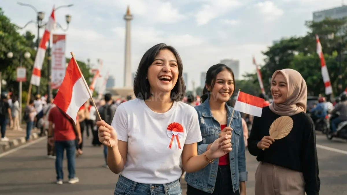  Properti foto sederhana membuat pose lebih variatif, menarik, dan komposisi tetap seimbang tanpa terlihat berlebihan (BTV/AI)
