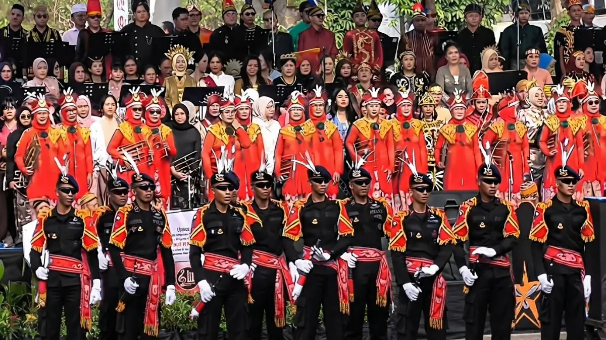 Upacara HUT ke-81 RI di IKN dihadiri 3.500 undangan dan berlangsung di Plaza Seremoni. (Sumber: YouTube Balikpapan TV)