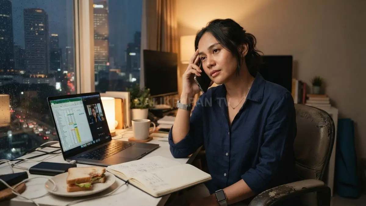 Jangan biarkan satu hari kacau menggagalkan rutinitas sehat yang sudah dibangun sebelumnya (BTV/AI)
