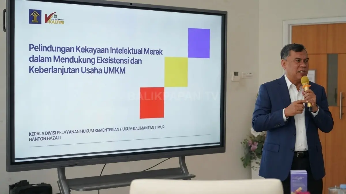 Kanwil Kemenkum Kaltim memperkuat pemahaman perlindungan merek bagi pelaku UMKM.
