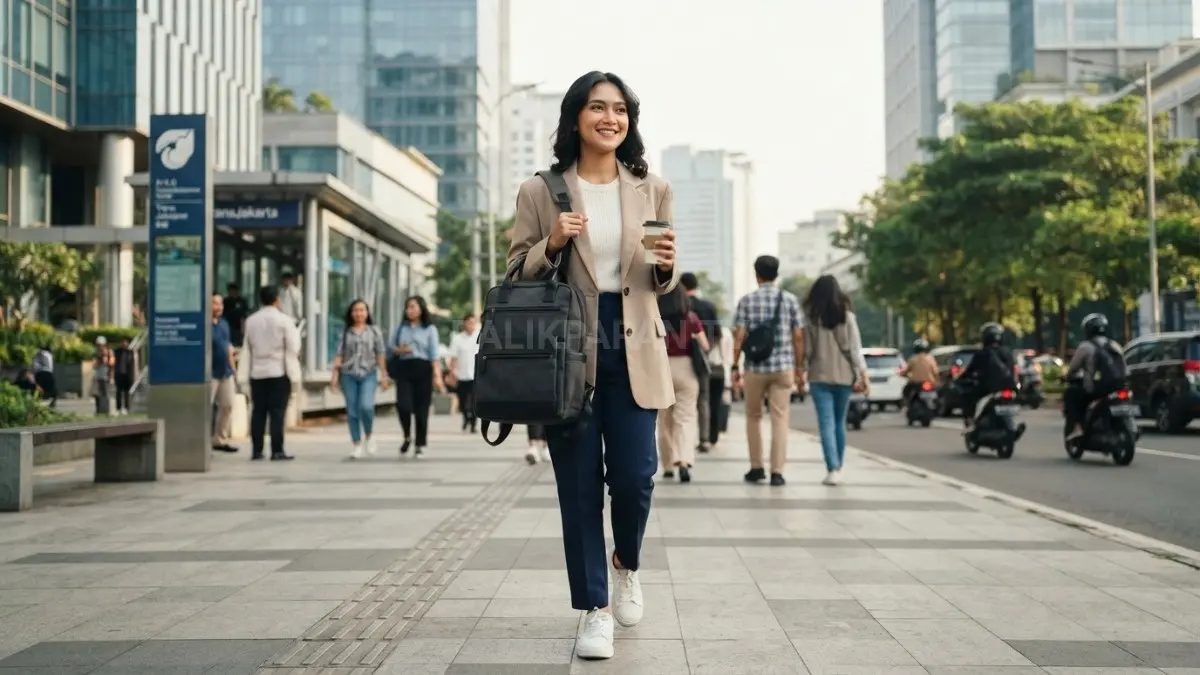 Laptop bag membantu membawa perangkat kuliah dan kerja lebih terorganisasi, aman, serta praktis setiap hari (BTV/AI)