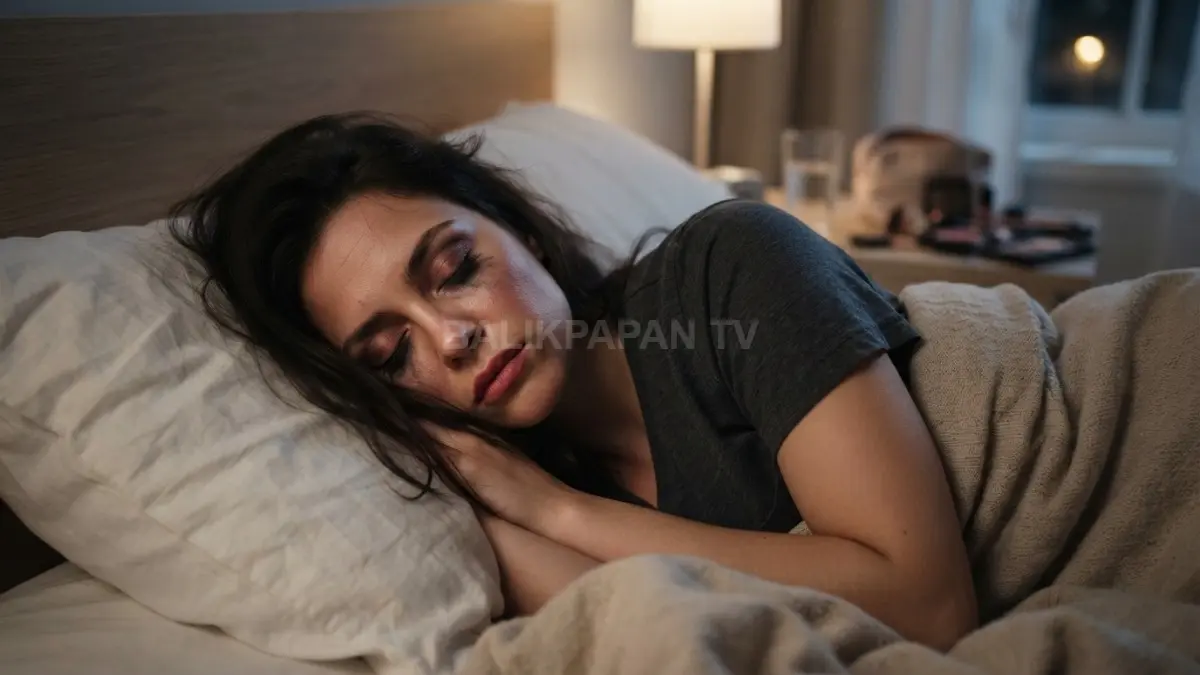 Membersihkan makeup sebelum tidur membantu menjaga kulit tetap nyaman, bersih, dan terhindar dari sisa kosmetik semalaman. (BTV/AI)