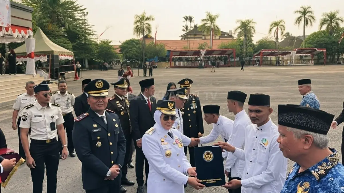 Sebanyak 523 narapidana Rutan Tanjung Redeb menerima remisi HUT ke-81 RI, dengan tiga warga binaan langsung bebas. (BTV/AI)