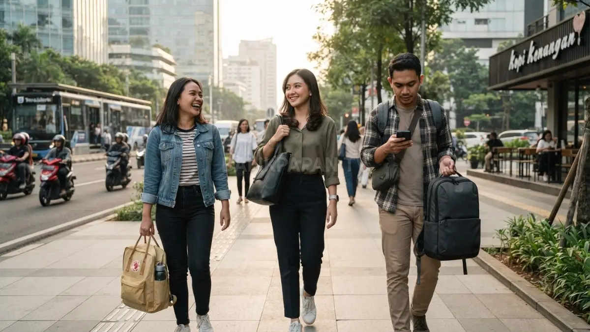 Tujuh model tas pilihan untuk kuliah, kerja hingga hangout, nyaman, fungsional, stylish, dan mudah dipadukan (BTV/AI). 