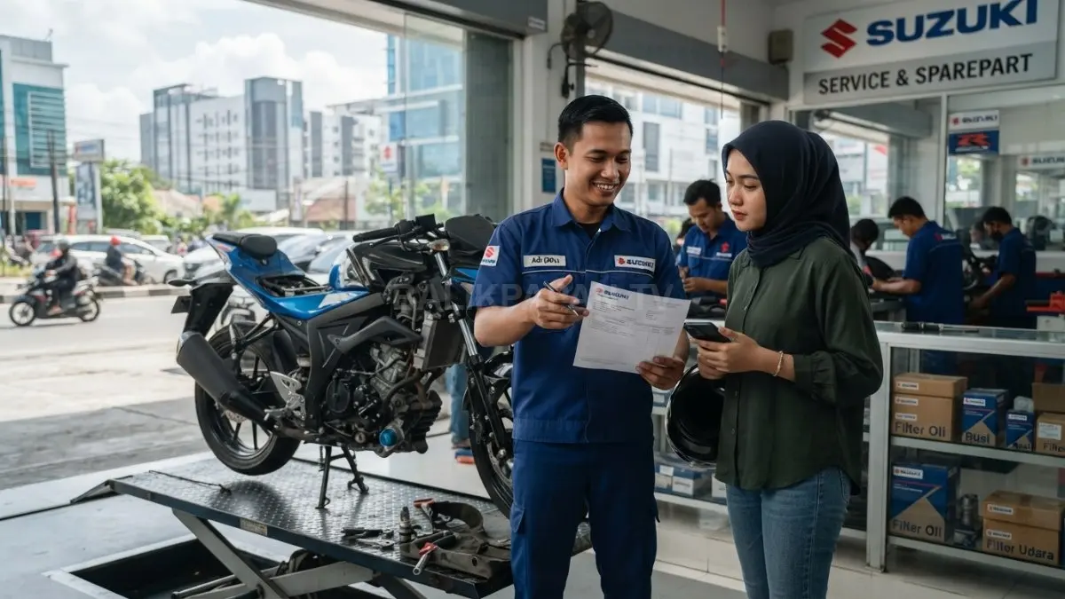 Perawatan motor perlu disesuaikan model, kondisi, dan wilayah bengkel agar biaya tetap terkontrol (BTV/AI)
