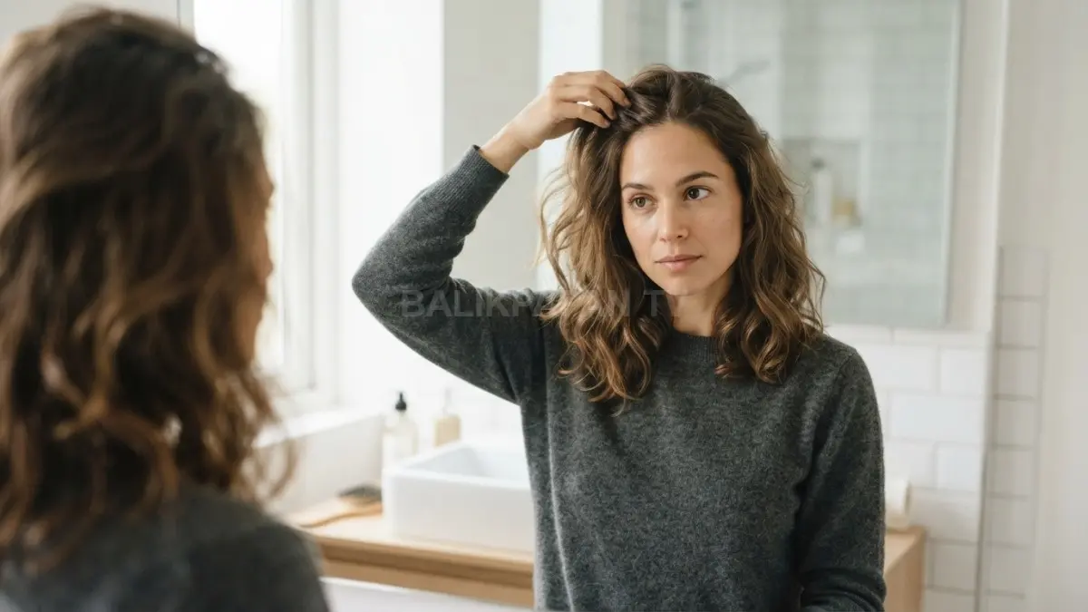 Evaluasi hari ke-30 eksperimen no-shampoo memperlihatkan kondisi rambut yang tetap sehat dan alami. (BTV/Ai)