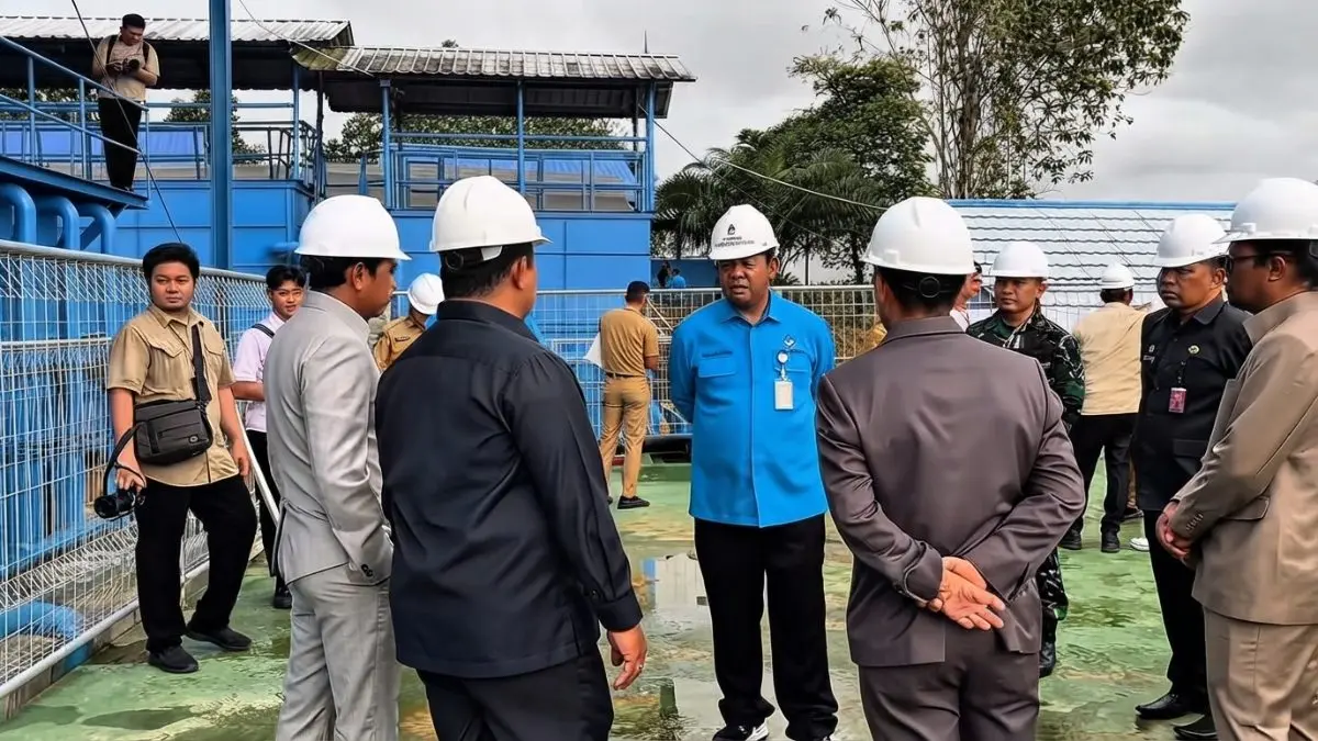 Kemarau di PPU meningkatkan kebutuhan air bersih, terutama Sepaku, dengan distribusi PDAM Danum Taka diperkuat. (Sumber: YouTube Balikpapan TV)