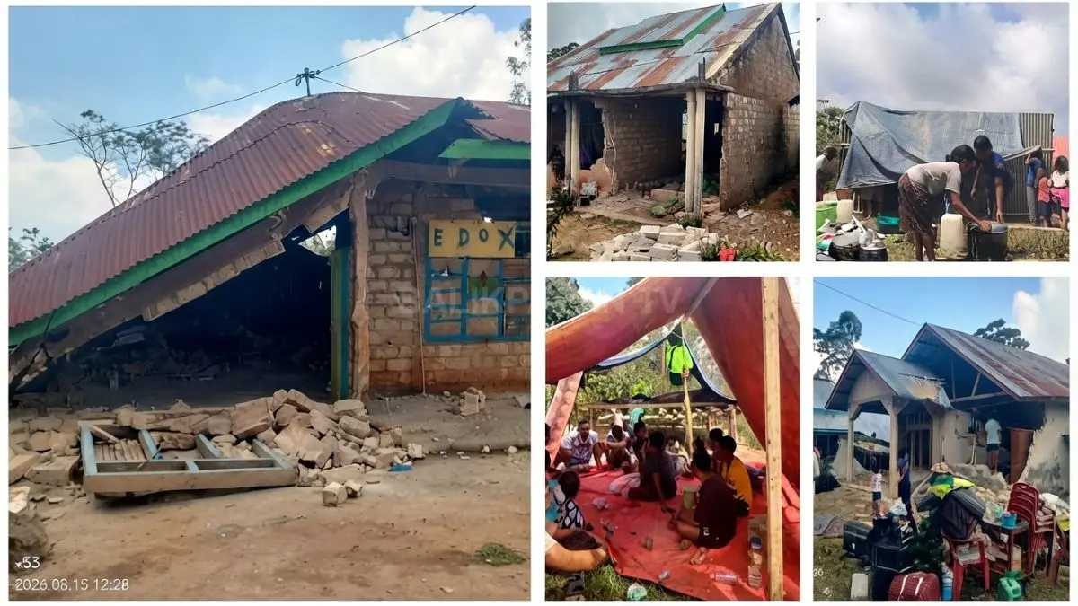 Kondisi Rumah dan Pengungsian warga