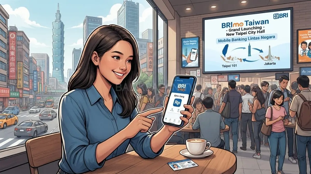 BRI mengintegrasikan transaksi harian dan remitansi PMI Taiwan melalui layanan digital BRImo Taiwan selama 24 jam [BTV:AI]