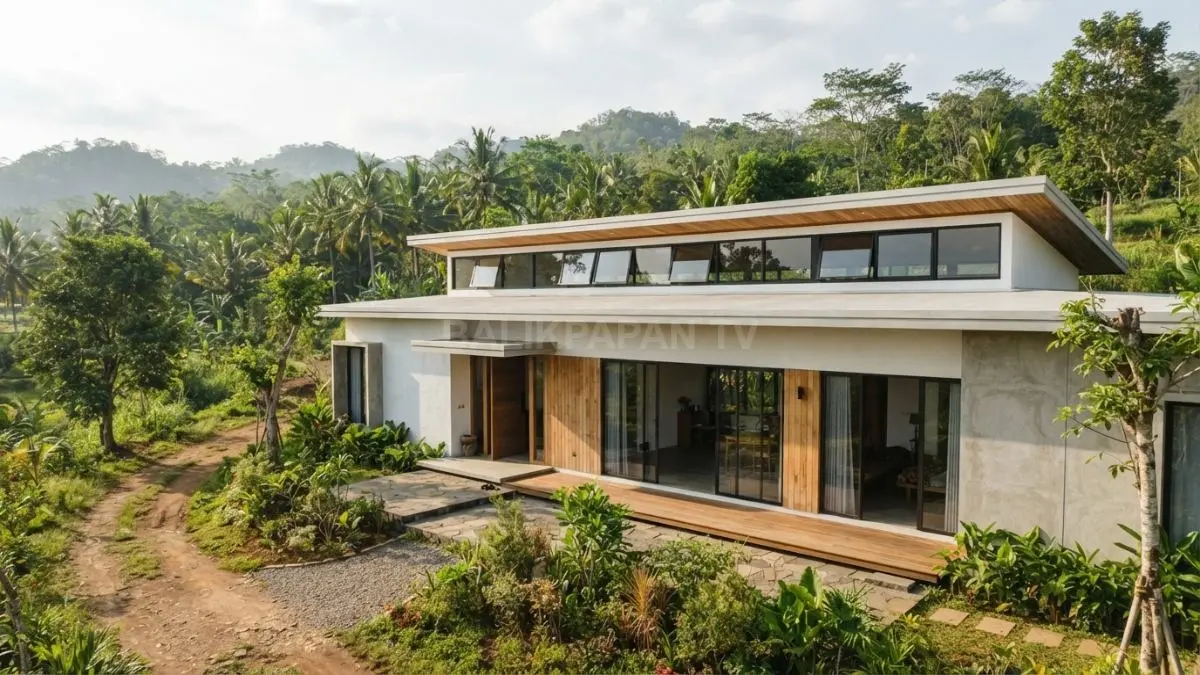 Clerestory membantu mengalirkan udara panas dan cahaya alami melalui bukaan tinggi pada dinding rumah tropis (BTV/AI)