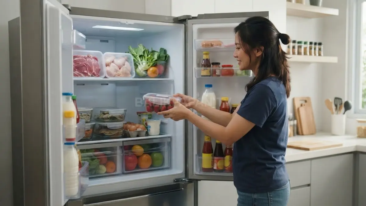 Jangan Campur Semua Makanan di Kulkas, Pisahkan untuk Cegah Kontaminasi dan Jaga Keamanan Makanan (BTV/AI)