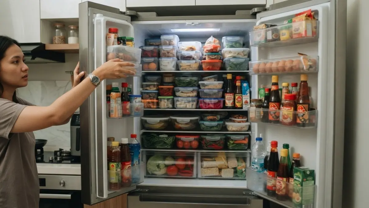 Jangan Memenuhi Kulkas Berlebihan, Sisakan Ruang agar Udara Dingin Bersirkulasi dan Makanan Tetap Dingin Optimal (BTV/AI)