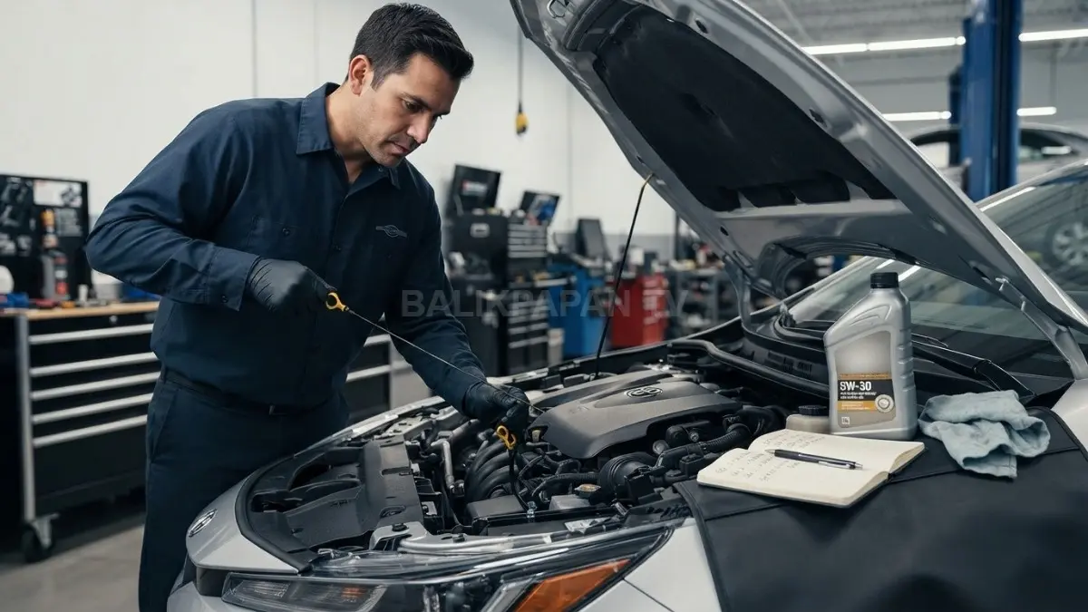 Mobil jarang dipakai tetap membutuhkan perawatan oli agar mesin terjaga dan kendaraan selalu siap digunakan (BTV/AI)
