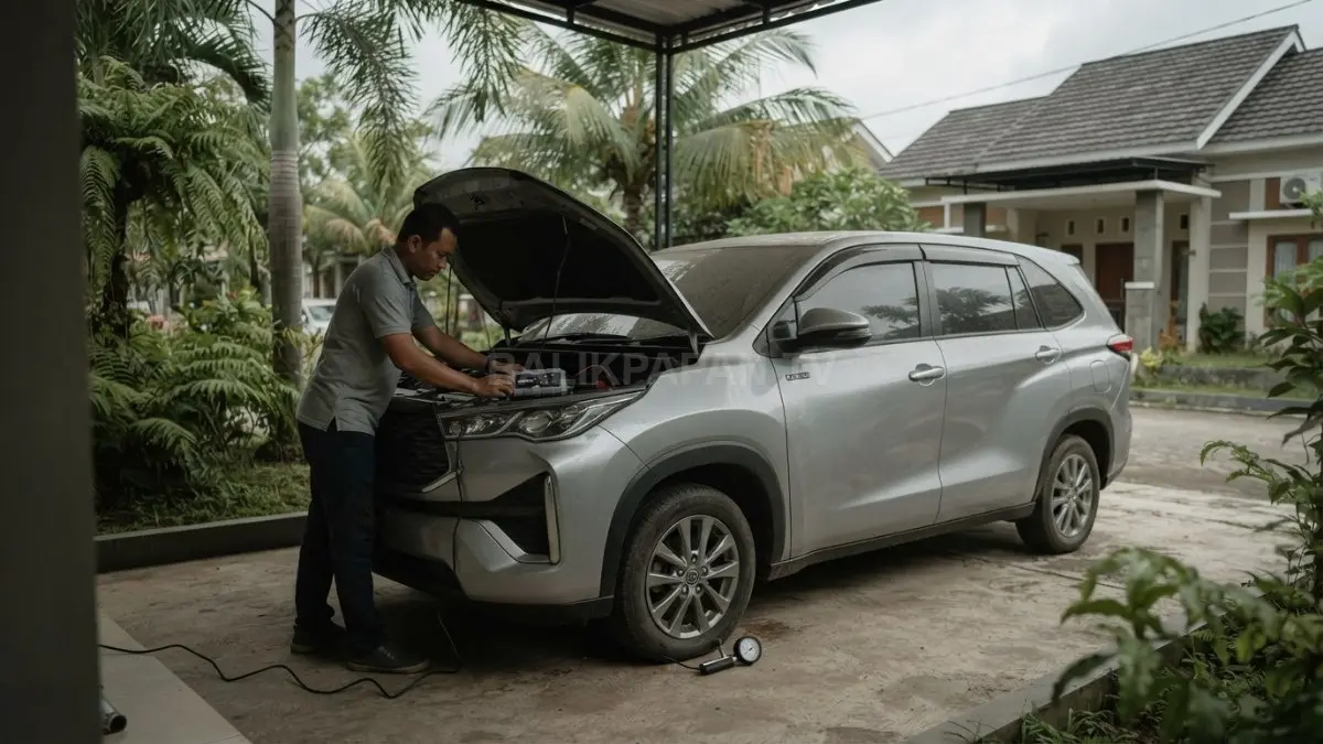 Mobil yang jarang digunakan tetap perlu dirawat agar aki, ban, rem, dan komponen lainnya tetap dalam kondisi baik (BTV/AI)