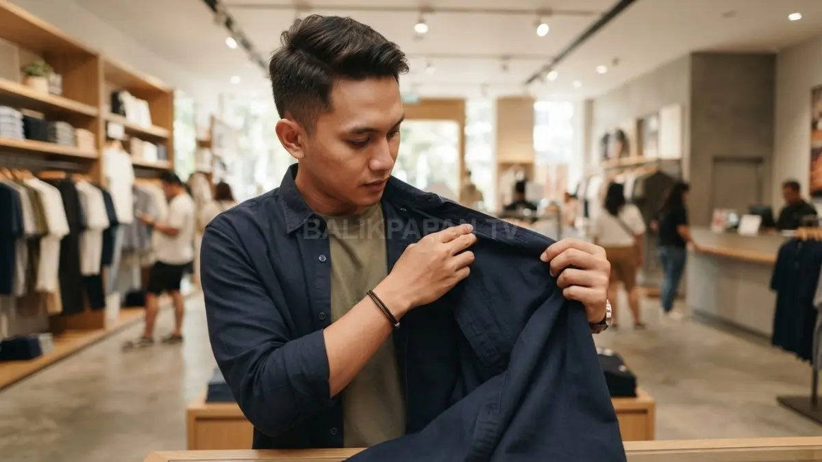 Pilih bahan kain lembut, jahitan rapi, dan tekstur nyaman agar pakaian tetap terasa ringan sepanjang aktivitas harian (BTV/AI).
