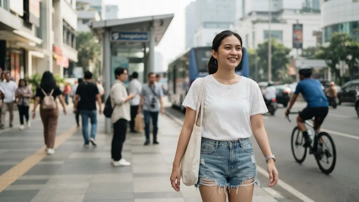 Pilih bahan kain sesuai aktivitas agar pakaian tetap nyaman, ringan, dan mendukung pergerakan sepanjang hari. (BTV/AI)
