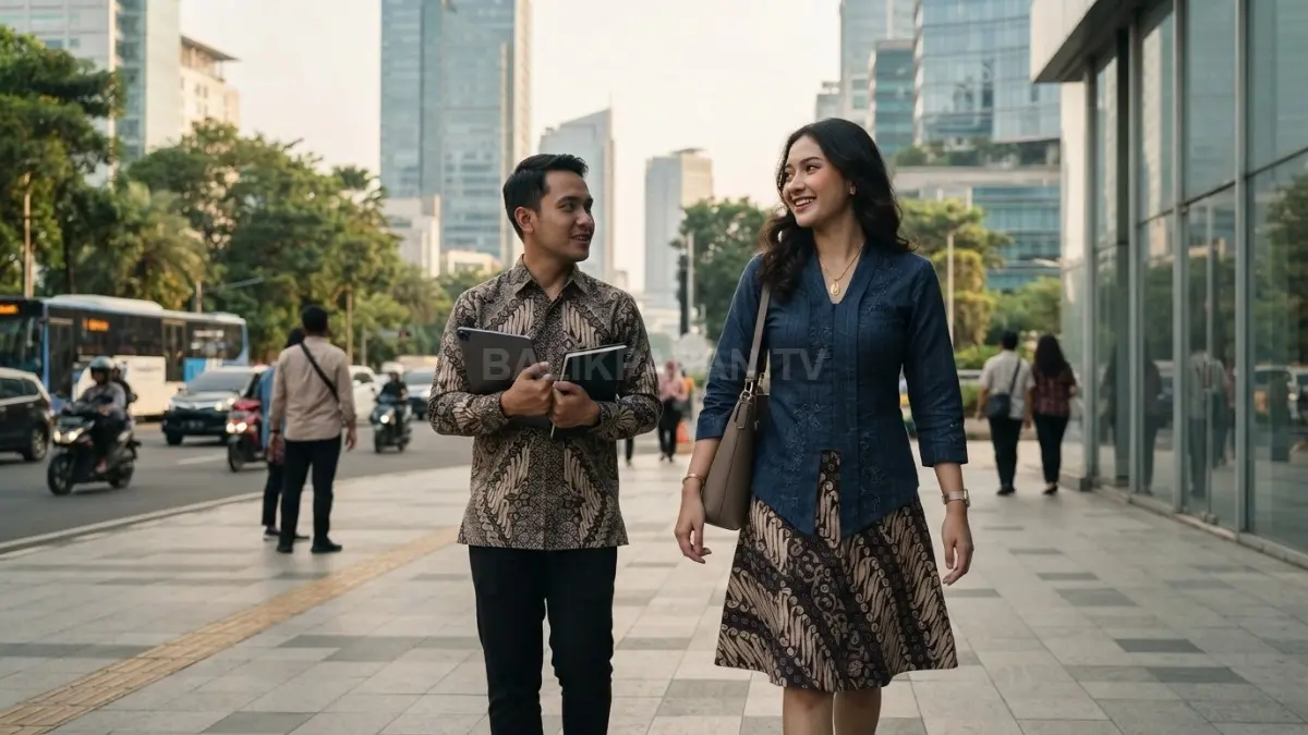 Inspirasi outfit modern memadukan kebaya, kain tradisional, dan aksesori etnik untuk tampil stylish bernuansa budaya. (BTV/AI)
