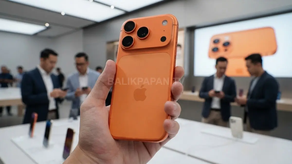 iPhone 17 Pro menawarkan kamera Pro Fusion 48 MP, Center Stage 18 MP, Dolby Vision, ProRes, ideal bagi kreator video pemula. (BTV/AI)

