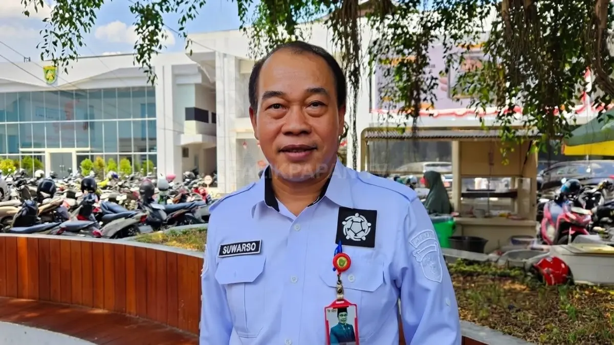 Kepala Pelaksana BPBD Samarinda Suwarso menyampaikan pandangan terkait OMC untuk mengatasi defisit air dan karhutla. (DOK. HAFIZ/KP)