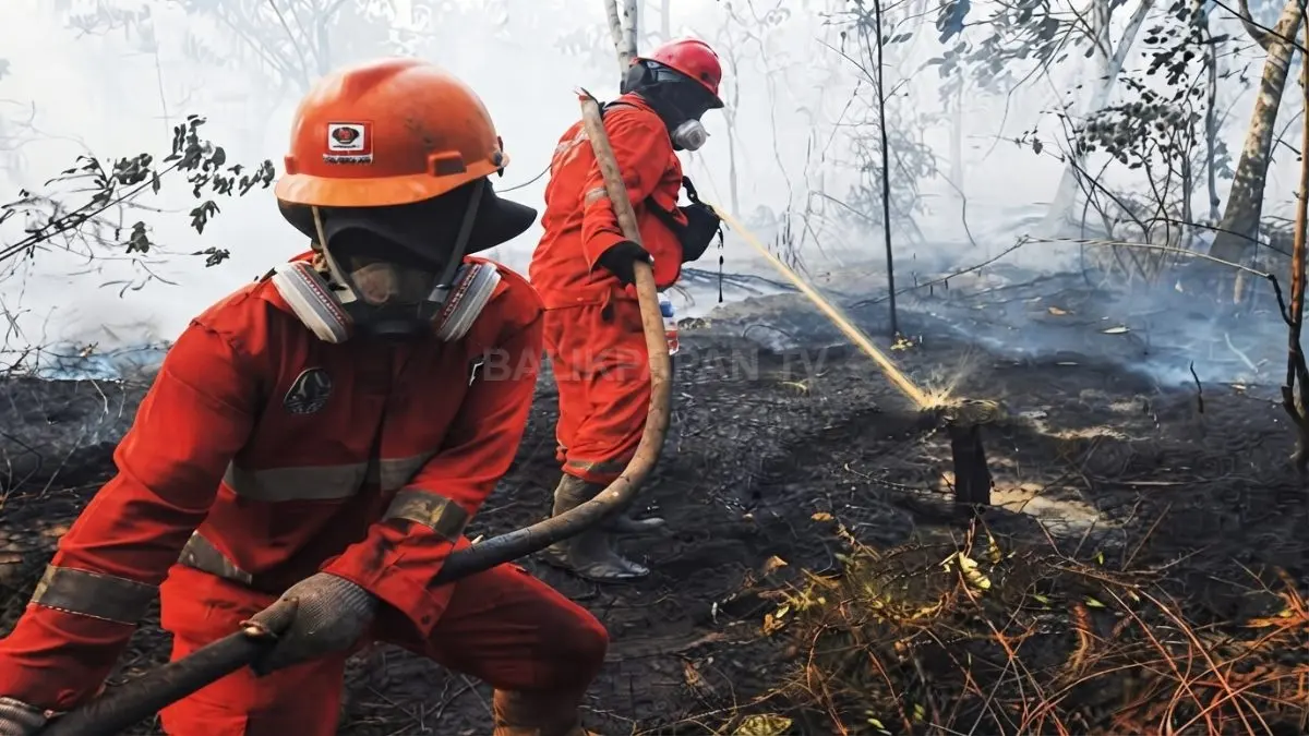 Kondisi penanganan kebakaran hutan dan lahan di Kalimantan saat pemerintah memperkuat operasi pengendalian karhutla.
