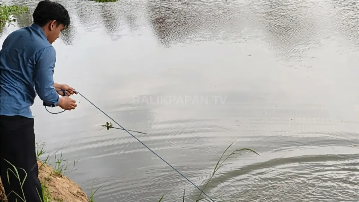 Kondisi Sungai Sangatta saat kemarau memicu peningkatan kadar klorida akibat potensi intrusi air laut. (DOK. IST/KP)