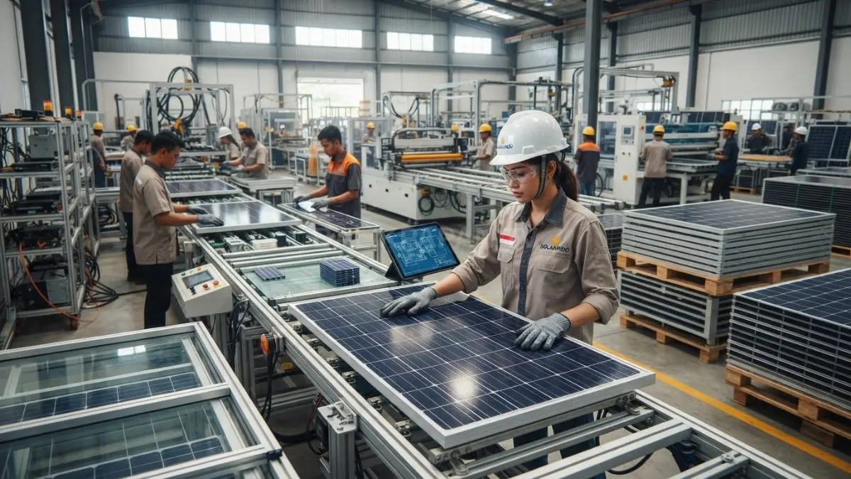 Program PLTS 100 GW mendorong industri surya, rantai pasok domestik, dan peluang investasi energi bersih nasional [BTV:AI]