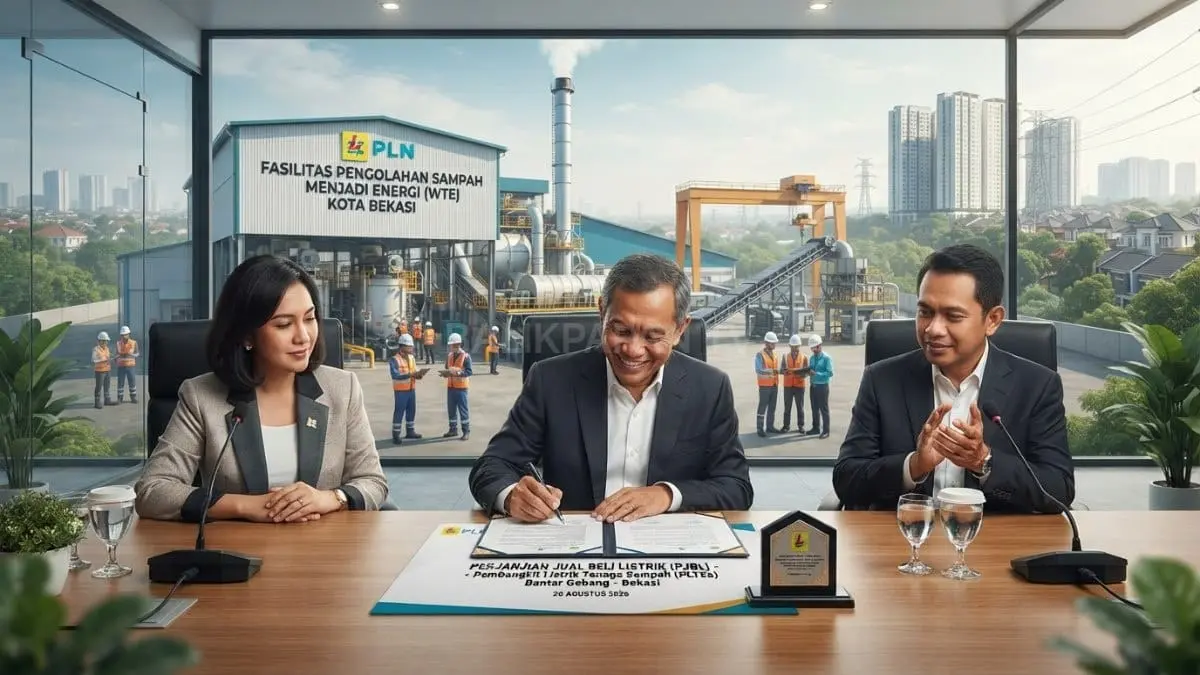 PSEL Bekasi menghasilkan energi hijau, membuka lapangan kerja, dan mendukung kebutuhan listrik masyarakat secara berkelanjutan [BTV:AI]