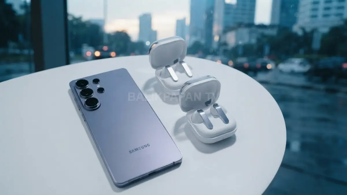 Samsung Galaxy S26 Ultra mengandalkan kamera canggih, stabilisasi kuat, dan kemampuan low-light untuk mendukung konten kreator malam. (BTV/AI)
