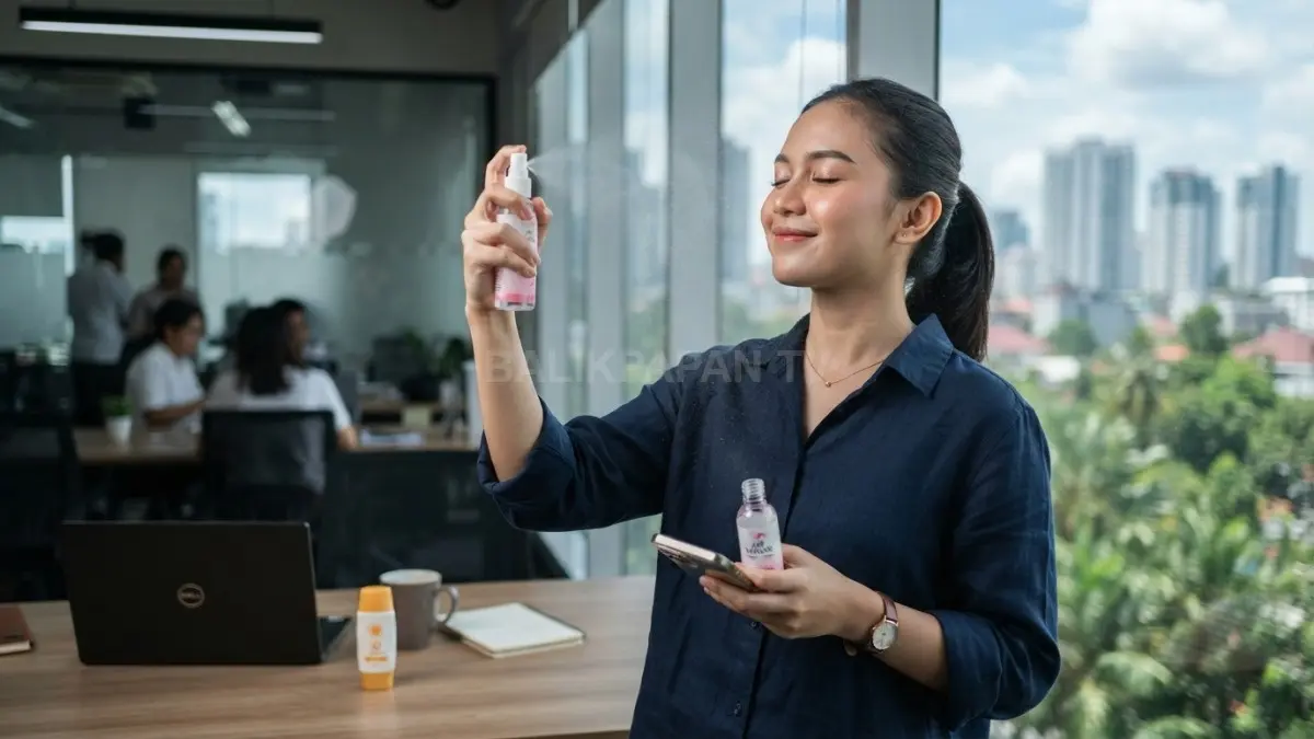 Air mawar praktis menyegarkan wajah, tetapi tetap perlu pelembap dan sunscreen untuk menjaga kulit tetap terlindungi (BTV/AI)
