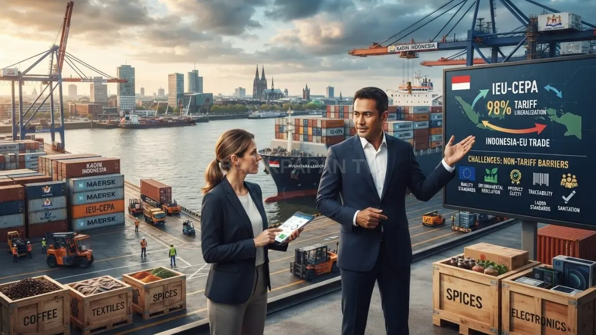 IEU-CEPA membuka akses pasar Eropa, namun standar non-tarif tetap menjadi tantangan utama industri Indonesia [BTV:AI]