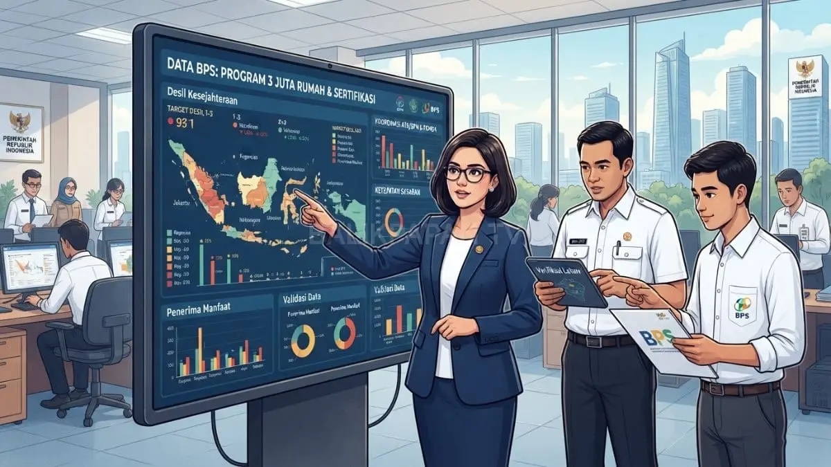 Ketepatan data penerima sertifikasi gratis membantu pemerintah memastikan bantuan tepat sasaran berdasarkan tingkat kesejahteraan masyarakat [BTV:AI]
