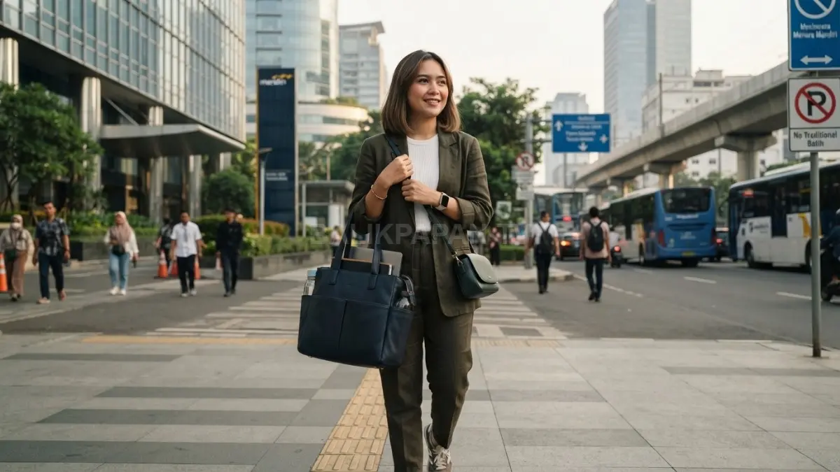 Memilih tas sesuai aktivitas membantu outfit tetap nyaman, praktis, dan terlihat proporsional sepanjang hari (BTV/AI)
