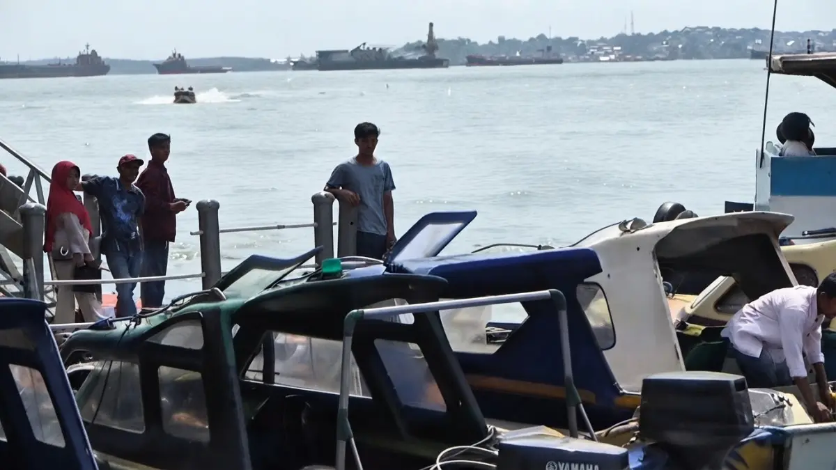 Penataan motoris speedboat Pelabuhan Chevron PPU diarahkan melalui retribusi dan pengalihan aktivitas ke dermaga umum. (Sumber: YouTube Balikpapan TV