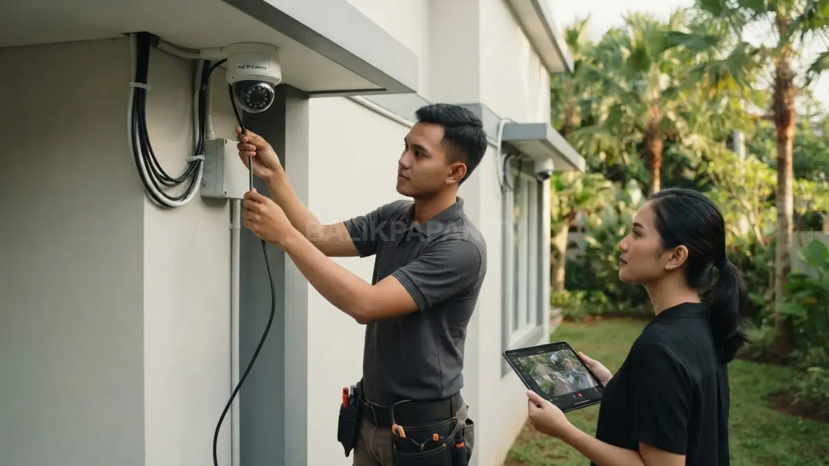 CCTV kabel unggul stabil, cocok untuk pemantauan rumah, halaman luas, garasi, dan banyak kamera (BTV/AI)