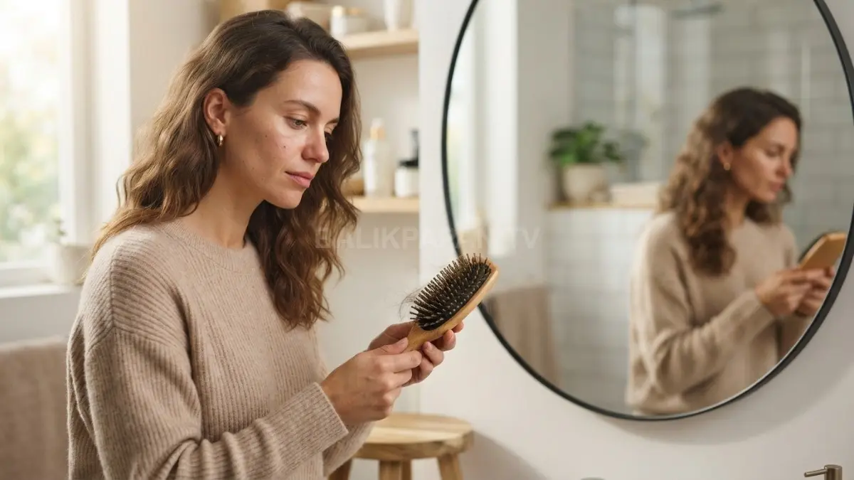 Kerontokan rambut berlebih dapat menjadi sinyal kesehatan tubuh yang perlu diperhatikan secara bijak. (BTV/Ai)