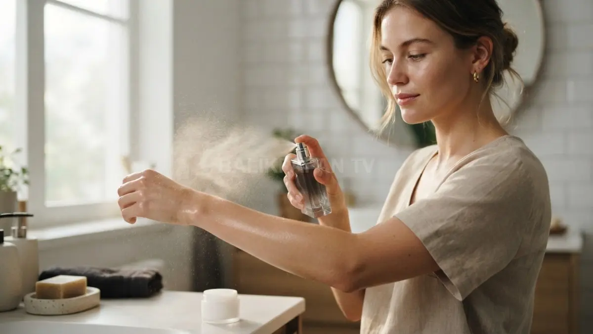 Pelembap tanpa pewangi membantu menjaga kulit tetap terhidrasi sebelum parfum diaplikasikan agar aromanya terasa lebih seimbang dan nyaman. (BTV/AI)